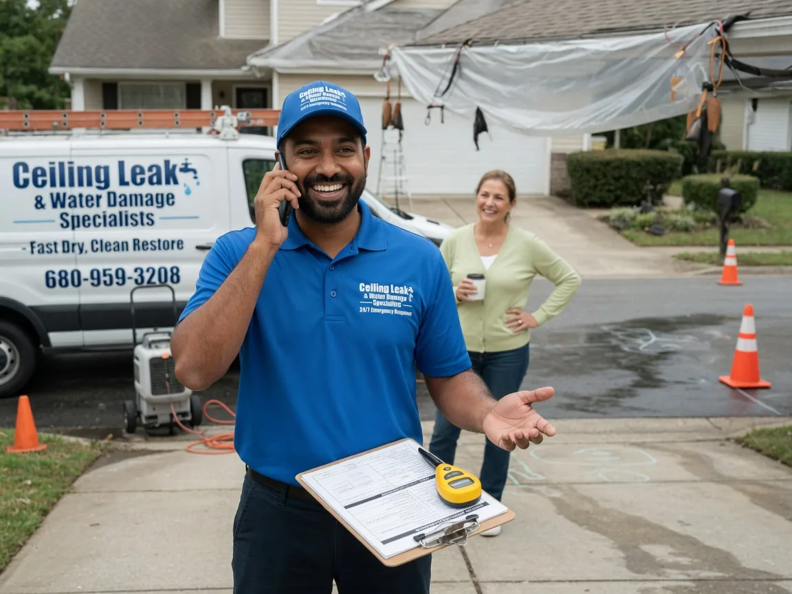 Ceiling Leak Cleanup Hibernia, NJ FAQs